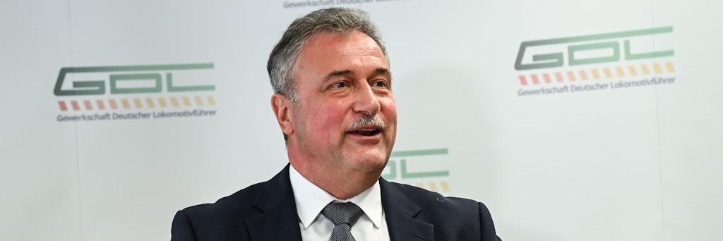  Claus Weselsky, Vorsitzender der Gewerkschaft Deutscher Lokomotivführer (GDL).