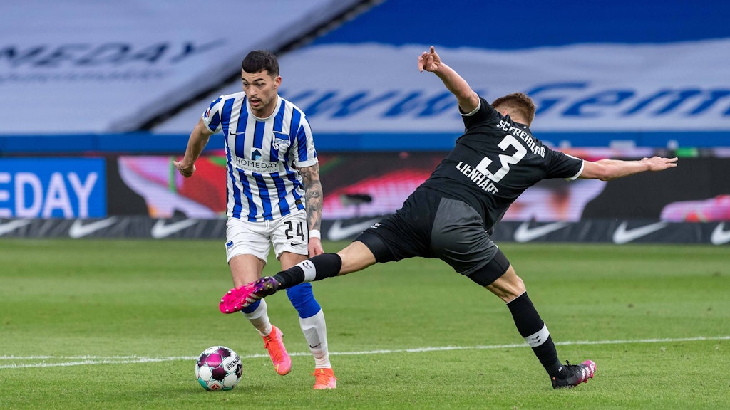 Nemanja Radonjic bewies bei seiner halbjährigen Leihe, dass er mit seiner Dynamik für Torgefahr bei Hertha BSC sorgen kann.