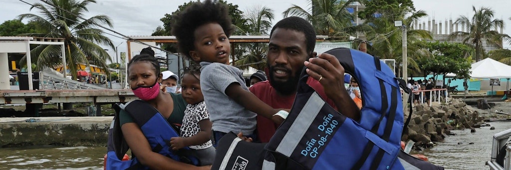 Migranten in Kolumbien – auch wegen des Klimawandels wird es zunehmend mehr Flüchtlinge geben.