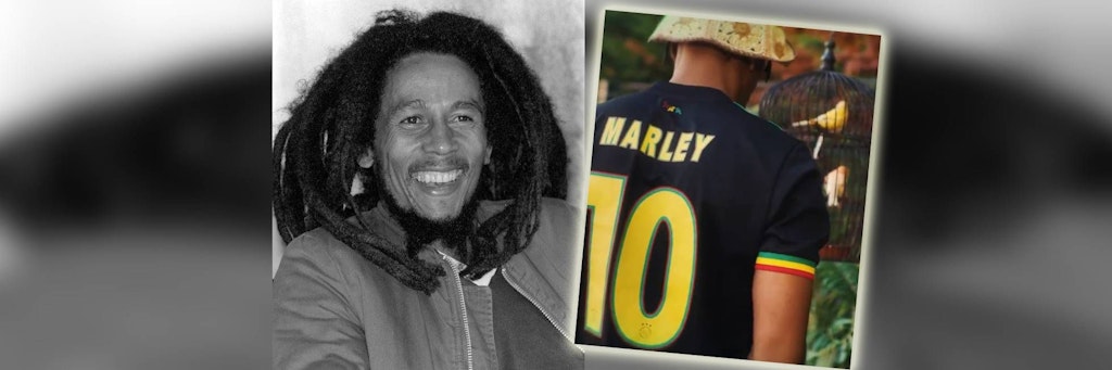 Adidas hat zusammen mit Ajax Amsterdam ein Trikot zu Ehren von Bob Marley entworfen.