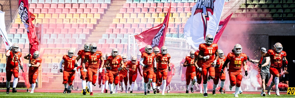 Die Berlin Thunder sind seit diesem Jahr wieder da: Im Jahnsportpark steigt am Sonntag das letzte Heimspiel gegen Barcelona.