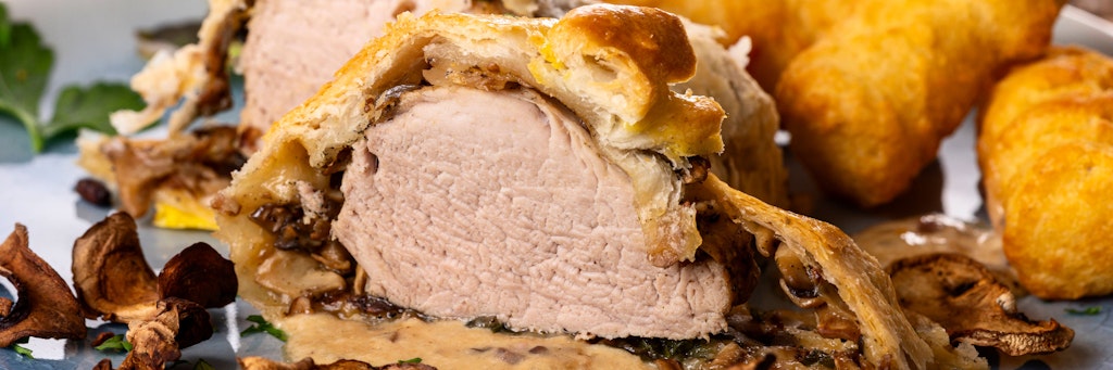 Sooo lecker: Schweinefilet in Blätterteig.