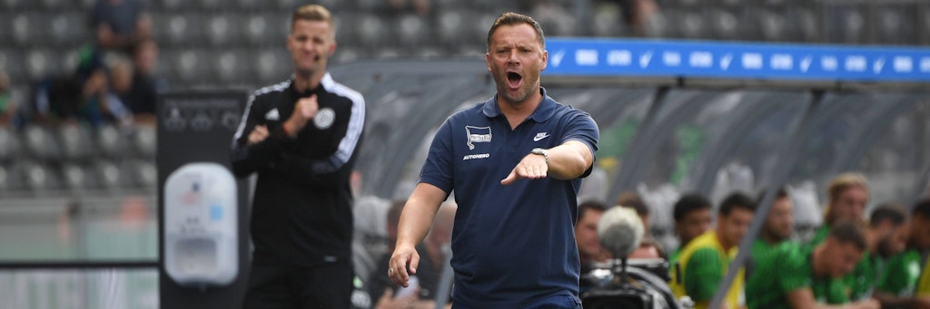 Hertha-Trainer Pal Dardai hatte viel zu korrigieren, war aber mit der Mentalität seiner Elf gegen den VfL Wolfsburg einverstanden. 
