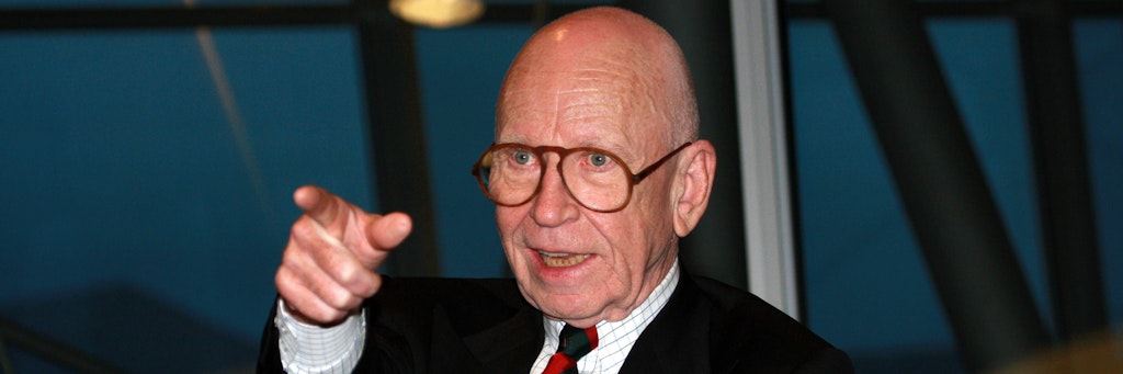Jürgen Engert, Gründer des ARD-Hauptstadtstudio Berlin, 2008 beim „Talk am Salzufer“ in Berlin.