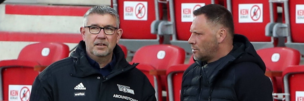 Unions Urs Fischer und Hertha-Coach Pal Dardai gelten beide als nüchterne Pragmatiker, die mit Fan-Folklore nicht so viel anfangen können.
