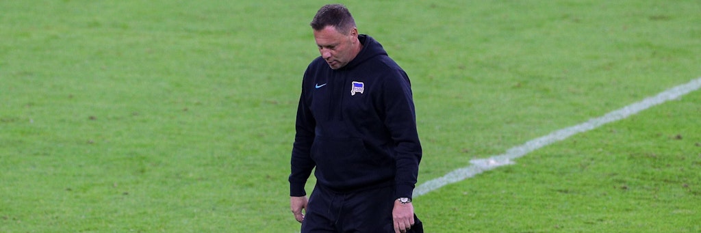 Trainer Pal Dardai war nachem dem Debakel beim FC Bayern enttäuscht und schockiert.