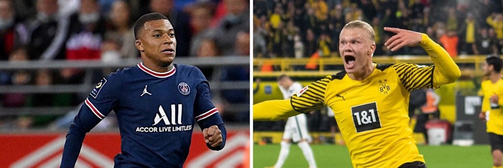 Der Wahnsinn nimmt kein Ende: PSG-Star Kylian Mbappé zögert, ob er zu Real wechseln soll. Madrid hat deswegen bereits Dortmund Erling Haaland im Visier. 