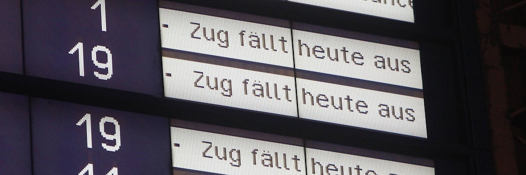 Fünf Tage lang wird wohl bei der Bahn nichts gehen - die Lokführer streiken.