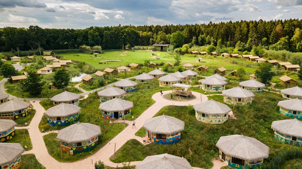 Masai-Mara-Freianlage des Serengeti-Parks: Hier soll der letzte DDR-Airbus seinen Altersruhesitz bekommen, zu einem Restaurant umgebaut werden.