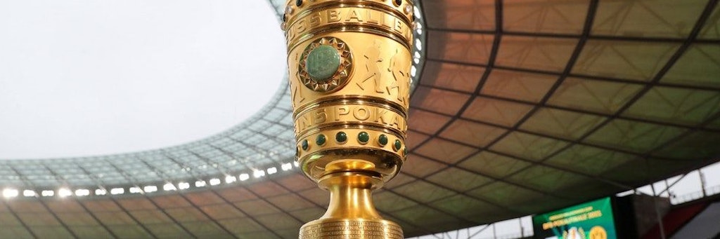 Um den DFB-Pokal im Mai in die Höhe zu stemmen, müssen Hertha und der 1. FC Union in der zweiten Runde in Münster und Mannheim bestehen.