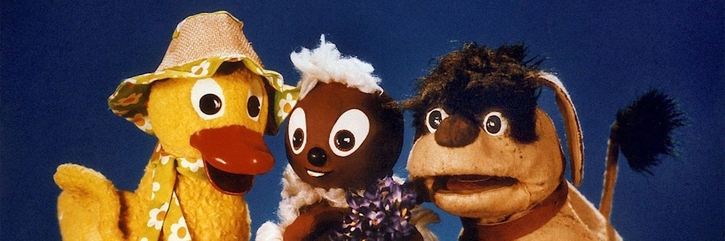Ein unschlagbares Trio: Schnatterinchen, Pittiplatsch und Moppi (v. l.). Im nächsten Jahr gibt es neue Folgen aus Anlass des 60. Geburtstages des „Dicken“.