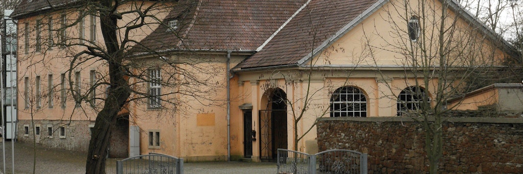 Das 2021 abgebrannte Herrenhaus des früheren Ritterguts Guthmannshausen