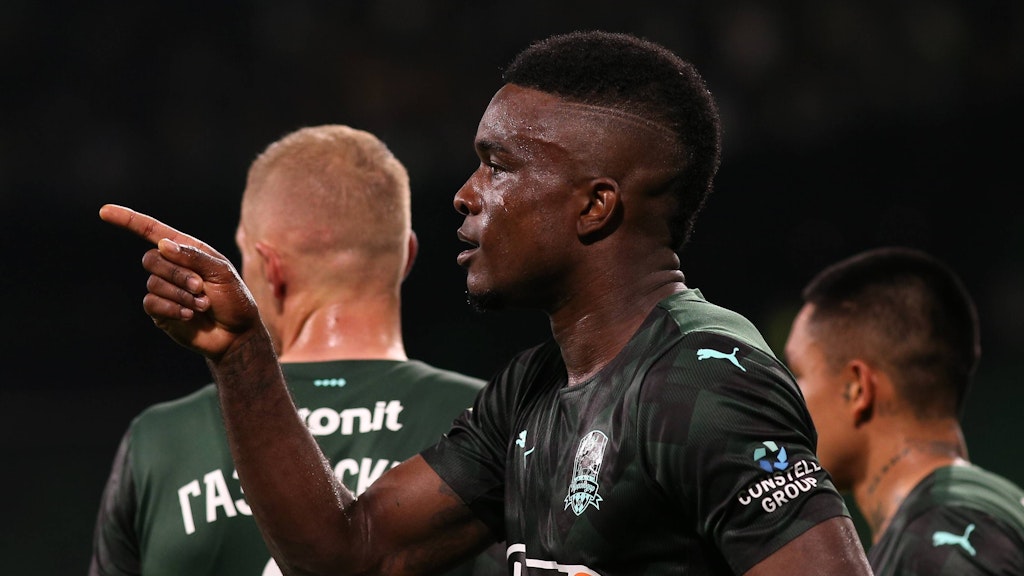Macht in Russland da weiter, wo er bei Hertha BSC aufgehört hat: Jhon Cordoba trifft und trifft.