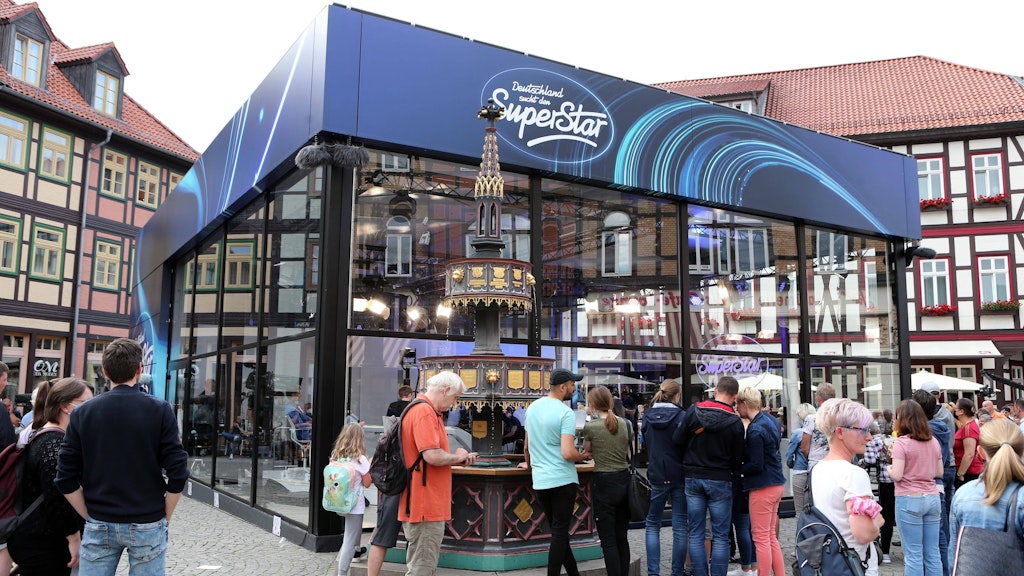 Der Casting-Auftakt der neuen Staffel fand auf dem Marktplatz des Städtchens Wernigerode statt.