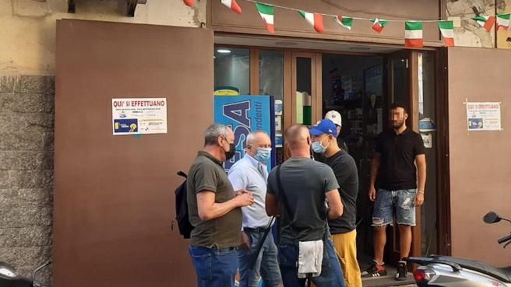 In diesem Kiosk wurde der alten Frau ihr Gewinnerlos geklaut.
