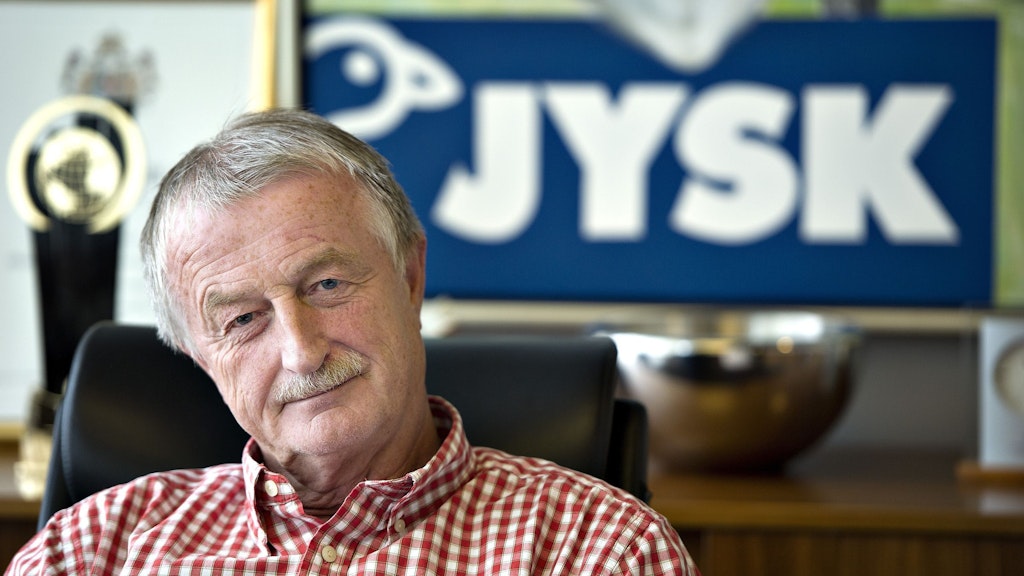 Der Gründer des Jysk-Konzerns Lars Larsen starb vor drei Jahren.