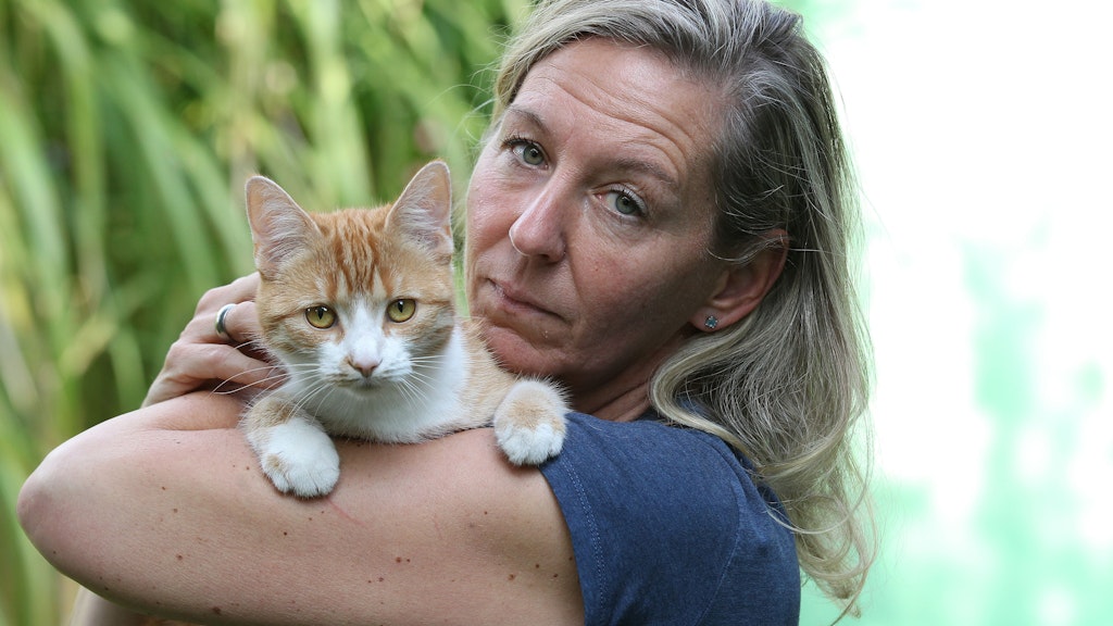 Joanna Hein hat noch eine zweite Katze - und auch die vermisst ihren Spielgefährten Addi sehr.