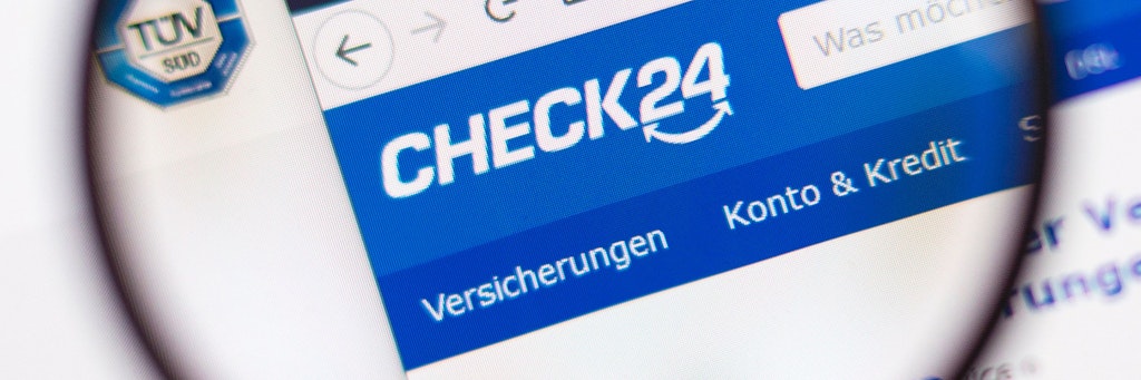 Die Vergleichsplattform Check24 vergleicht allerlei Produkte, verdient am Abschluss von Verträgen.