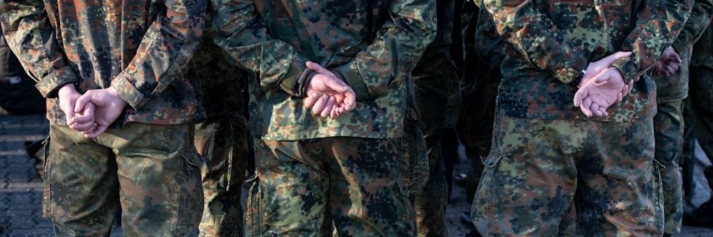 Gegen Reservisten der Bundeswehr wird ermittelt.