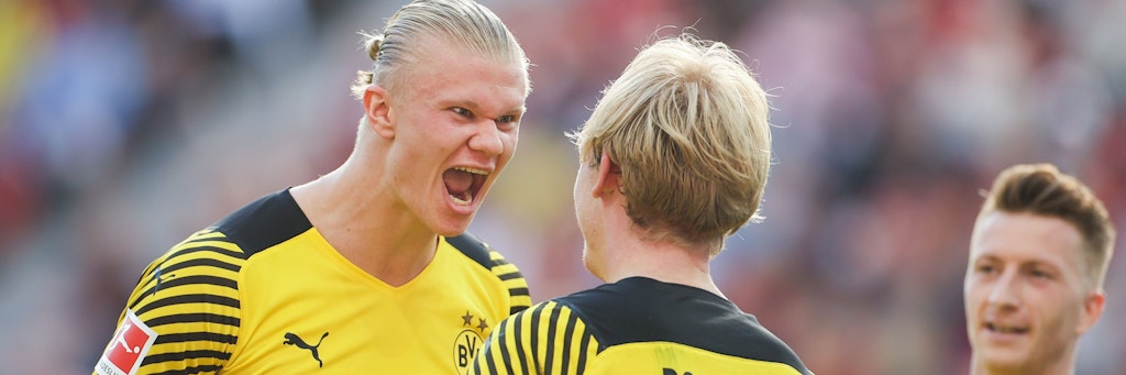 Der Wahnsinn hat einen Namen: Erling Haaland. Dortmunds Norweger traf in Leverkusen gleich doppelt. 