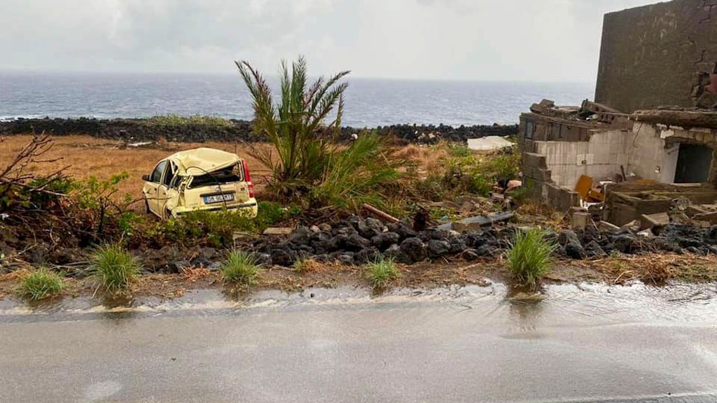 Die Mittelmeerinsel Pantelleria wurde schwer von dem Tornado getroffen.