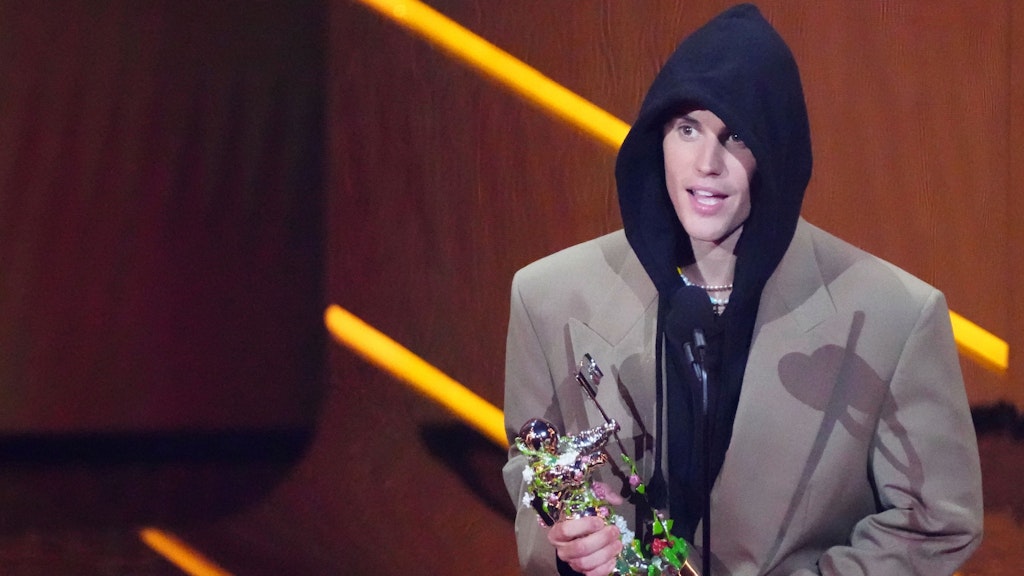 Justin Bieber gewann in der Kategorie Künstler des Jahres bei den MTV Video Music Awards.