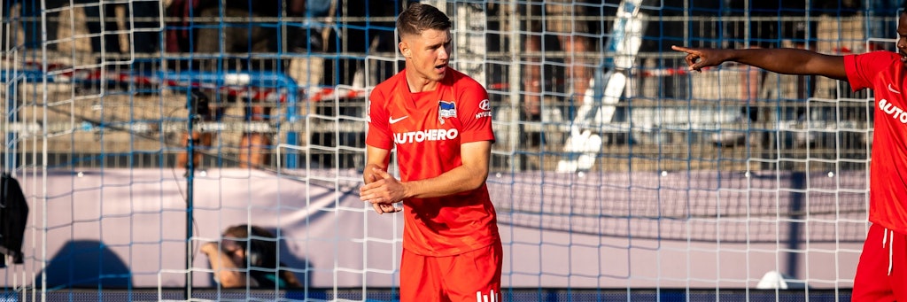Feierte beim 3:1 in Bochum sein Bundesliga-Debüt: Herthas U19-Spieler Linus Gechter.