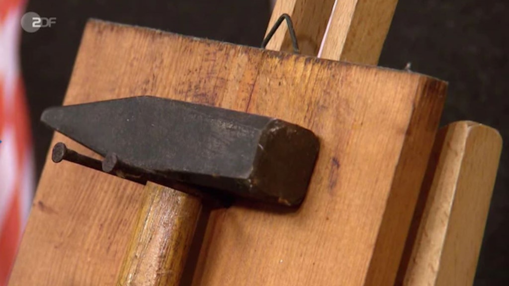 Dieser Hammer wurde bei „Bares für Rares“ als Kunstobjekt enttarnt.