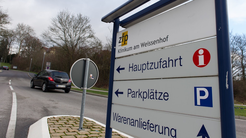 Klinikum am Weissenhof: Hier gelang den Schwerverbrechern die Flucht. 