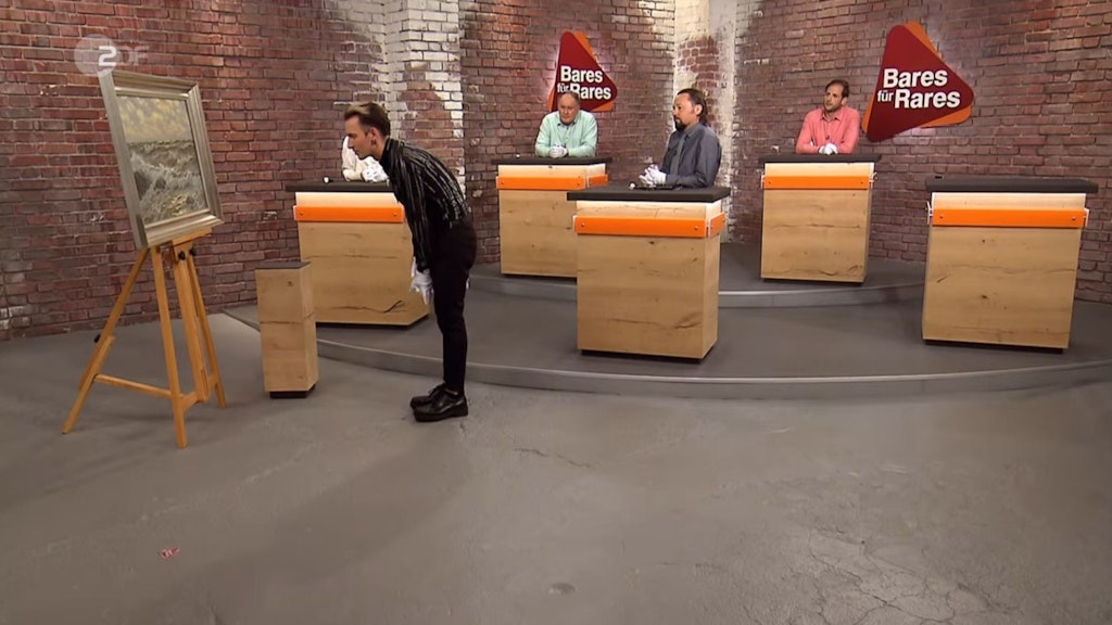 Die „Bares für Rares“-Händler sind begeistert von dem schönen Bild.