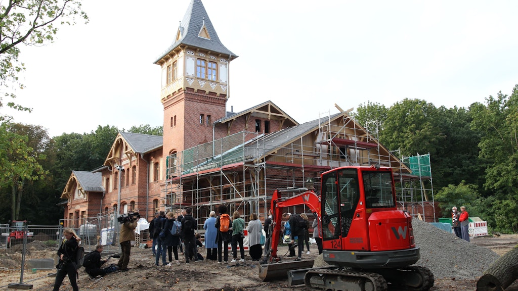 Im Herbst 2022 soll das Eierhäuschen wieder im Spreepark öffnen: Zehn Millionen Euro aus Fördermitteln zahlte der Senat für die Sanierung des Ausflugslokals.