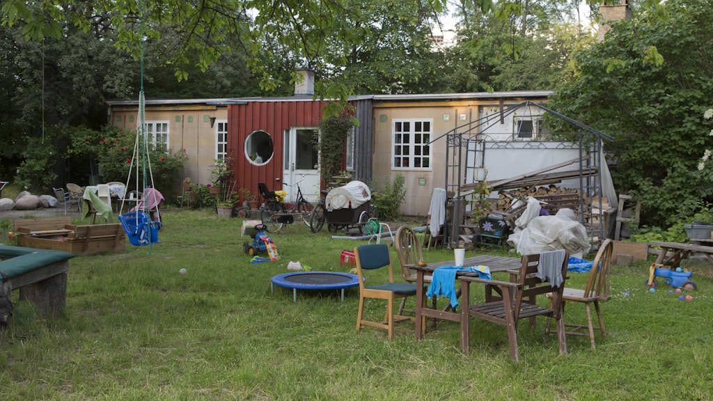 Häuser in der alternativen Lebensgemeinschaft Christiania in Kopenhagen.