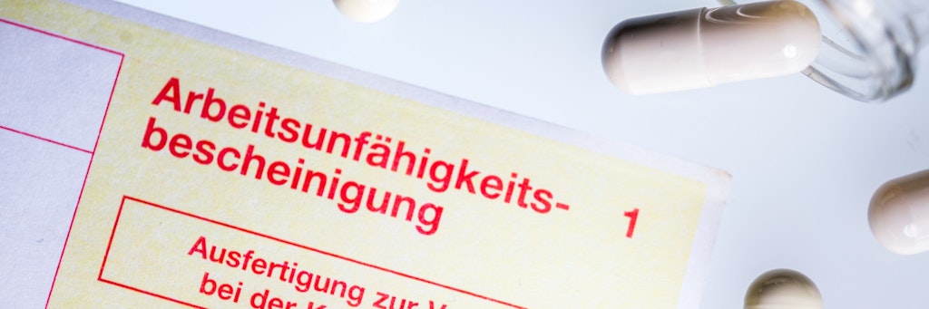 Ab 1. Oktober schickt der Arzt die Arbeitsunfähigkeitsbescheinigung zur Krankenkasse.