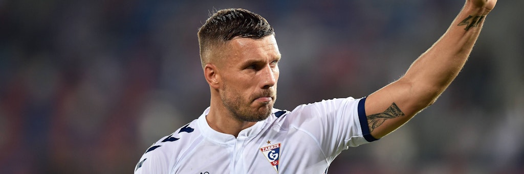 Lukas Podolski spielt derzeit für Górnik Zabrze, kehrt aber auch zum „Supertalent“ zurück.