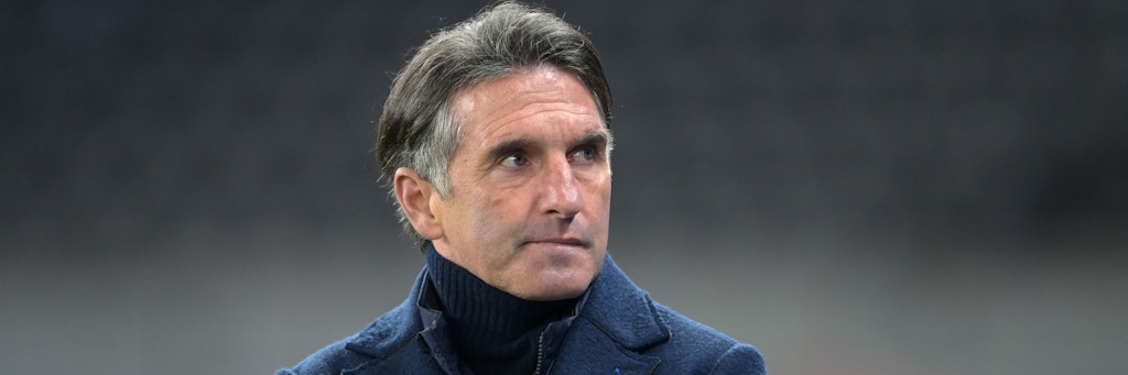 Trainer Bruno Labbadia steht vor den härtesten Wochen, seit er bei Hertha ist.
