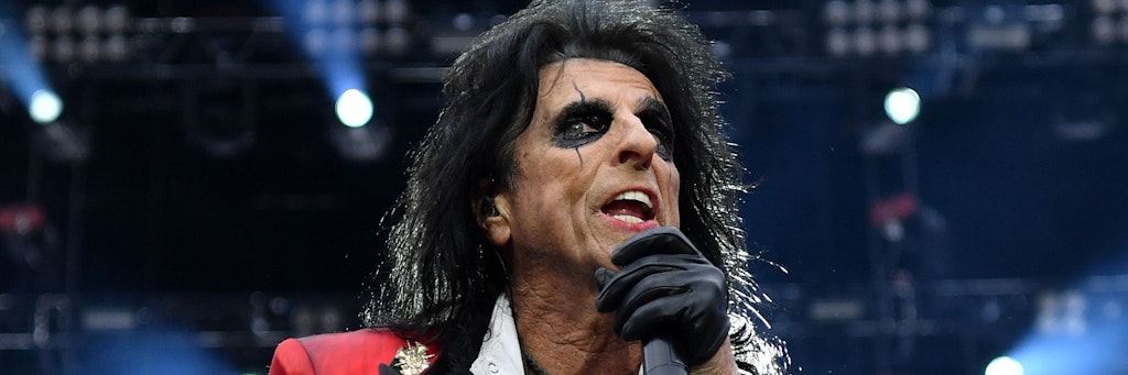 Der Schockrocker Alice Cooper.