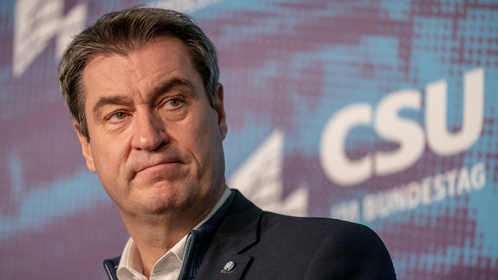 Markus Söder (CSU), Ministerpräsident von Bayern und CSU-Vorsitzender. 
