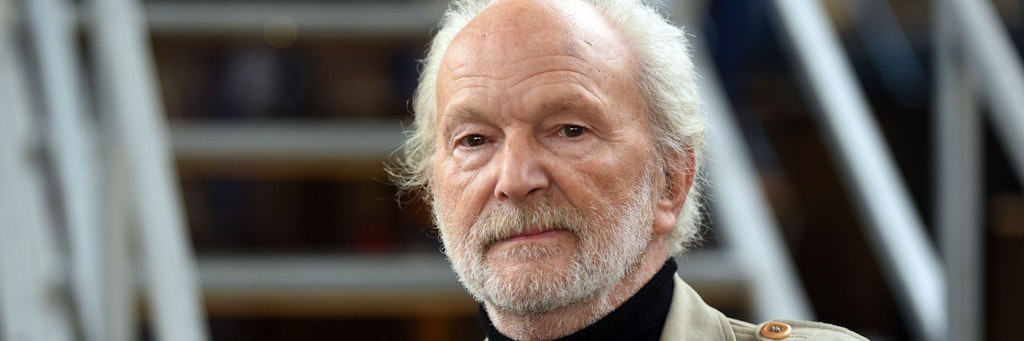 Der Schauspieler Michael Gwisdek bei Dreharbeiten zum Kinofilm „Kundschafter des Friedens“.