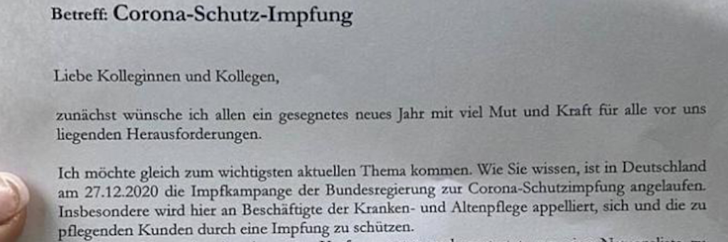 Ein Auszug des internen Schreibens sorgt für große Aufregung intern und in den sozialen Medien.