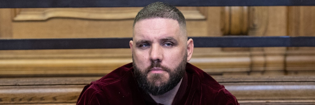 Patrick Losensky, bekannt unter dem Künstlername Fler vor Gericht