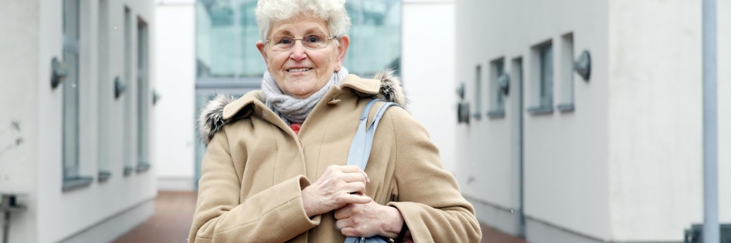 Immer entschlossen und voller Tatendrang: Angela Müller will auch im Ruhestand noch für andere da sein.
