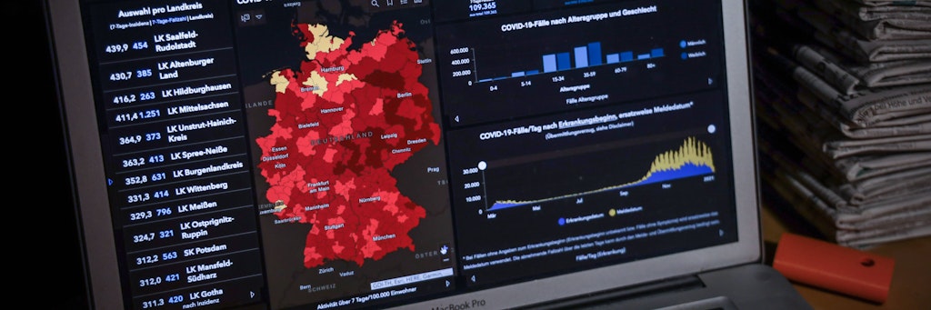 Noch immer viel Rot: Der Coronalagebericht des Robert Koch Instituts