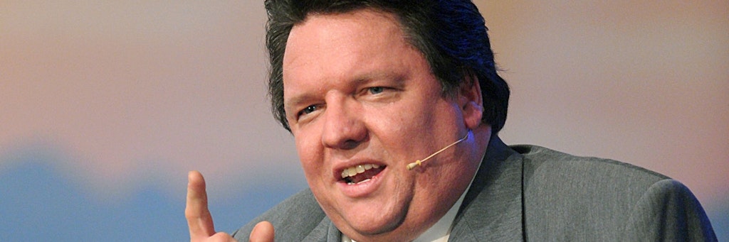 Der Schauspieler Helmut Schleich als Franz Josef Strauß.