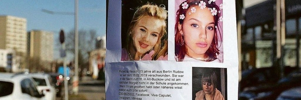 Mit diesen Fotos wird weiter nach Rebecca Reusch aus Berlin gesucht.