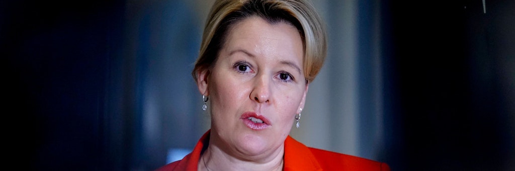 Familienministerin Franziska Giffey (SPD)