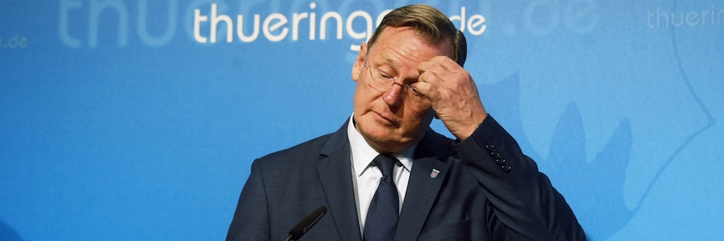 Thüringens Ministerpräsident Bodo Ramelow kommt die Geste gegen einen AfD-Abgeordneten teuer zu stehen. 