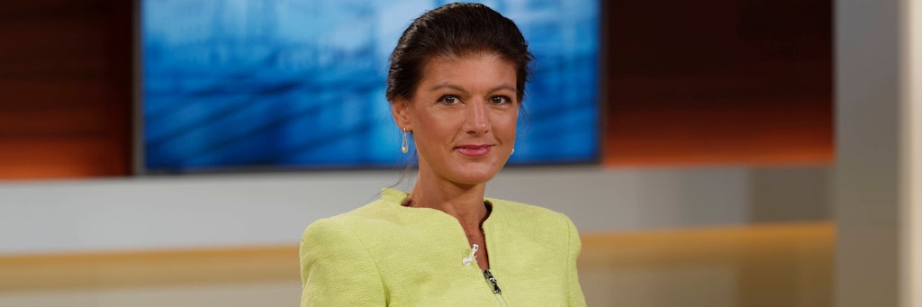 Die Politikerin Sahra Wagenknecht (Linke).