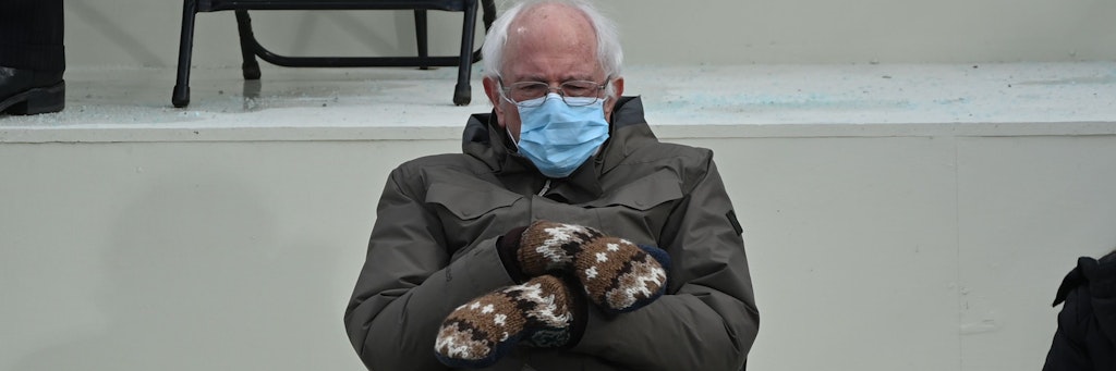 Bernie Sanders’ Auftritt bei der Inaugurationsfeier löste im Internet eine Flut von Reaktionen aus.