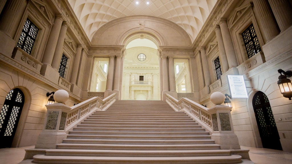 Die Haupttreppenhalle der Staatsbibliothek Unter den Linden