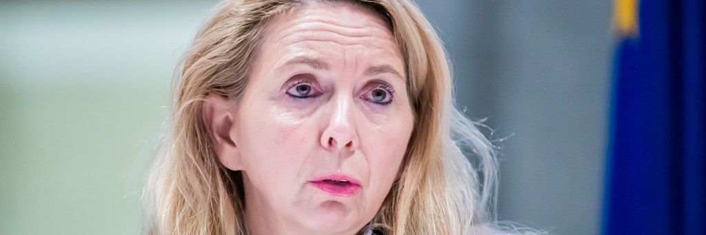 Berlins Polizeipräsidentin Barbara Slowik.